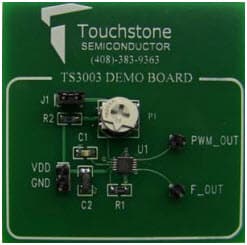 TS3003DB, Demo Board based on TS3003 1.55V to 5.25V, 1.9uA, 9kHz to 300kHz Silicon Timer