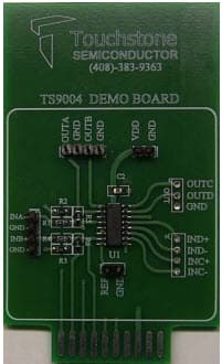 TS9004DB, Demo Board based on TS9004 Low-Power Single/Dual-Supply Quad Comparator with Reference