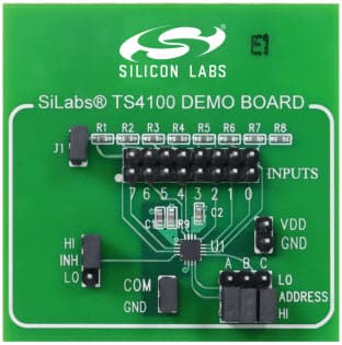 TS4102DB, Demo Board based on TS4102 Analog Switch Multiplexer