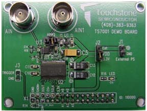 TS7001DB, Demo Board based on TS7001 Micropower, 2-channel, 187.5-ksps, Serial-Output 12-bit SAR ADC