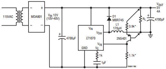 Floating Input Extends Regulator Capabilities for Floating Input Low Saturation Loss Buck Regulator