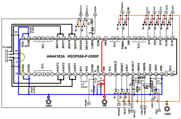 Driver LSI for Stepping Motor AN44183A Application Note