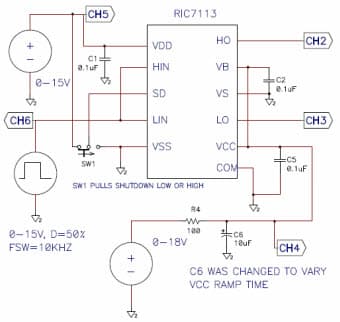 Application Note AN-1200 for the RIC7113 Vdd/Vcc Power Sequencing