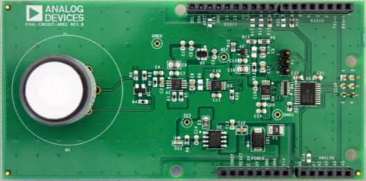 EVAL-CN0357-ARDZ, Arduino Compatible Electrochemical Gas Detection Circuit (CN0357)