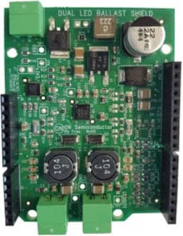 D-LED-B-GEVK, Dual LED Ballast Shield Evaluation Board based on NCV78763