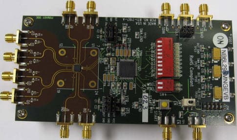 NB6L295MNGEVB, Evaluation Board for the NB6L295MNG Dual Channel Programmable Delay