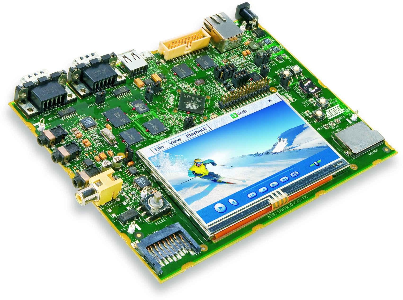 AT91SAM9M10-G45-EK, SAM9M10-G45-EK Evaluation Platform based on the AT91SAM9M10/AT91SAM9G45 ARM9 MCUs