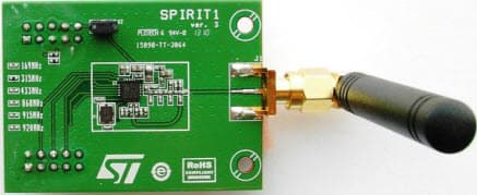 STEVAL-IKR001V2D, Sub Ghz Transceiver Daughter Board based on the SPIRIT1 (315 MHz band)