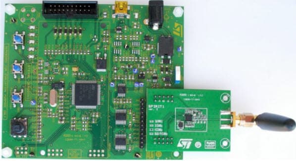 STEVAL-IKR001V2, Sub-GHz Transceiver Development Kit based on the SPIRIT1 (315 MHz band)