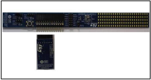 STEVAL-LLL001V1, Evaluation Kit based on STLED524 5x24 Matrix LED Display Driver