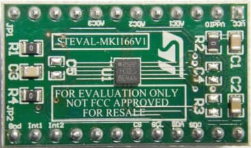 STEVAL-MKI166V1, H3LIS100DL Adapter Board for a Standard DIL24 Socket