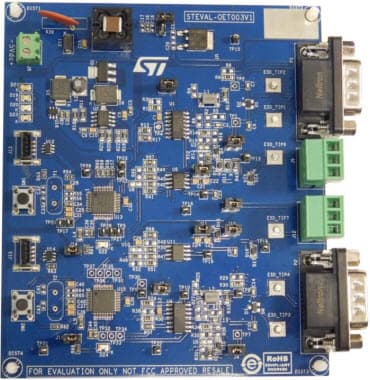 STEVAL-OET003V1, Evaluation Board based on for STM8AF528 MCU Automotive-Grade ESD Protection