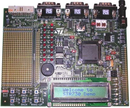 STR730-EVAL, Evaluation Board based on STR73xF ARM7TDMI MCU