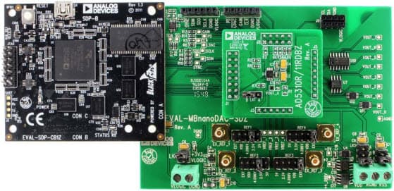 EVAL-AD5311RDBZ, Evaluation Board for Evaluating the AD5311R 10-Bit, Single-Channel Voltage Output Digital-to-Analog Converter (DAC)