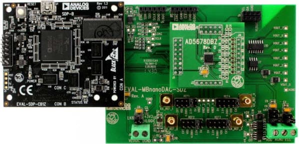 EVAL-AD5678DBZ, Evaluation Board for the AD5678 4 × 12-Bit and 4 × 16-Bit, Octal-Channel, Voltage Output DAC