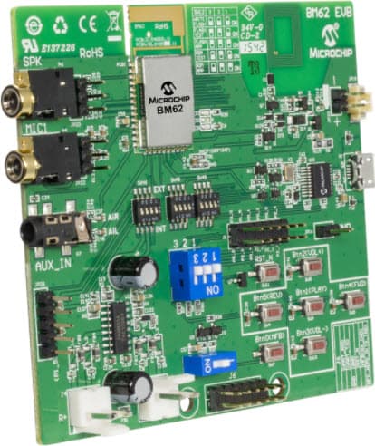 BM-62-EVB, Evaluation Board (EVB) based on BM62 Bluetooth