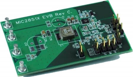 MIC28512-2YML EV, Evaluation Board for the MIC28512 70V/2A Synchronous Buck Regulator