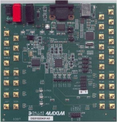 DS3102DK, Demo Kit Evaluates the DS3102 Timing IC