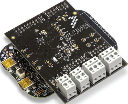 FRDM-34933EP-EVB, Freedom Expansion Board based on MC34933 Dual H-Bridge, Stepper Motor Driver, 2-7V, 1.4A