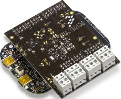 FRDM-17511EP-EVB, Freedom Expansion Board based on MPC17511 H-Bridge, Brushed DC Motor Driver @ 2.0-6.8V, 1A, 24QFN