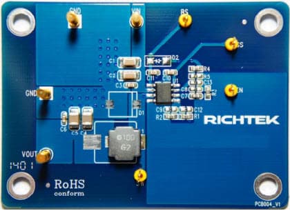 EVB_RT7297AHZSP, Evaluation Board based on RT7297AHZSP 3A Step-Down Regulator