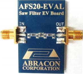 AFS2016-EVAL, Evaluation Board based on AFS20 series SAW Filter