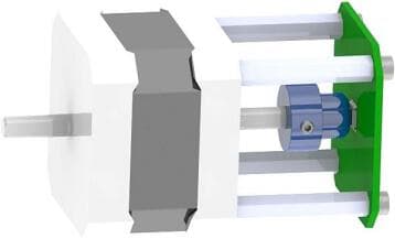 AS5145B-EK-AB-STM1.0, AS5145B Eval-Kit Stepper Motor based on Magnetic Rotary Encoder