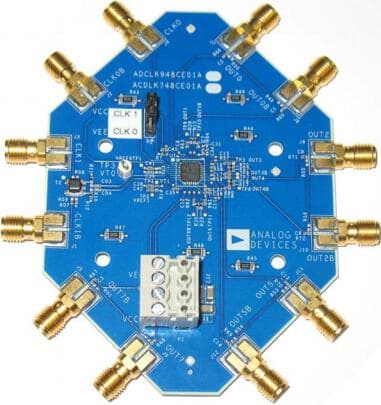 ADCLK948/PCBZ, Evaluation Board based on ADCLK948 Clock Fanout Buffer