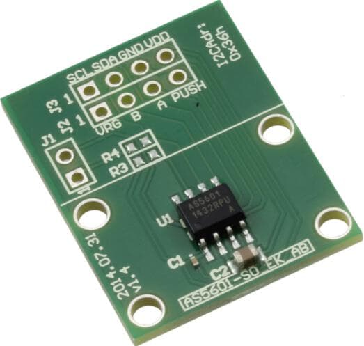 AS5601-SO_EK_AB, Adapter Board based on AS5601 Rotary Magnetic Position Sensor