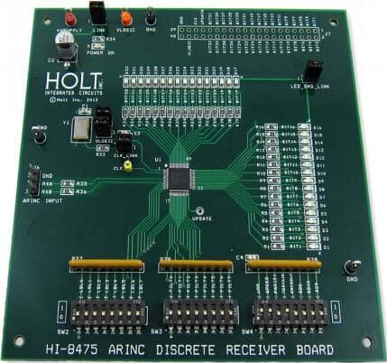 HI-8475EV, HI-8475 ARINC 429 Receiver with Parallel and Serial Outputs Evaluation Board