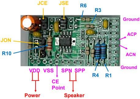 ISD-DEMO8101, SOP8 Demo Board based on ISD8101 Audio Amplifier Speaker