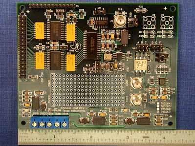 THS5651EVM, Evaluation Board using THS5651A Single-Channel, 10-Bit, 125 MSPS, CommsDAC, Diff. Scalable Current Outputs between 2mA to 20mA