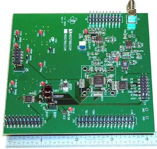 ADS7881EVM is designed for the prototyping and evaluation of the ADS7881 analog-to-digital converter (ADC)