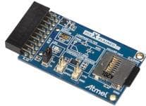 ATIO1-XPRO, I/O1 Xplained Pro is Extension Board provides a Light Sensor, Temperature Sensor and MicroSD Card