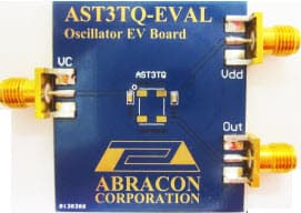 AST3TQ-EVAL, Evaluation Board is designed to facilitate the electrical performance testing of the AST3TQ series of TCXO's and VCTCXO's