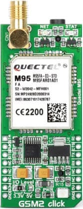 GSM2CLICK, Evaluation Kit based on Quectel M95 FA GSM Module