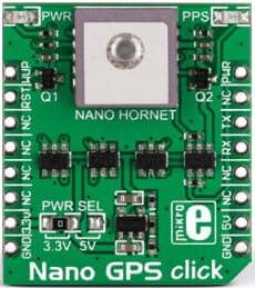 NANOGPSCLICK, Evaluation Kit based on ORG1411 Gps Antenna Module