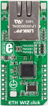 ETHWIZCLICK, Evaluation Kit based on W5500 Ethernet Controller