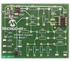 MCP6XXXEV-AMP1, Evaluation Board is designed to support inverting/non-inverting amplifiers, voltage follower, inverting/non-inverting comparators, inverting/non-inverting differentiators