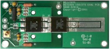 EVIC420, Evaluation Board based on DEIC420 High Frequency Gate Driver IC