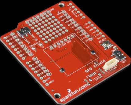 GPS-10102, GPS Shield Development Kit based on EM406 GPS Module