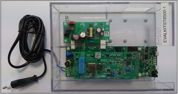 EVALKITST8500-1, Evaluation Kit based on ST8500 Programmable Power Line Communication Modem System on Chip