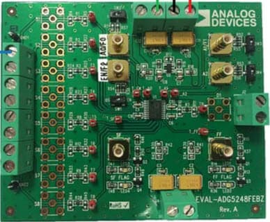 EVAL-ADG5248FEBZ, Evaluation Board for the ADG5248F Overvoltage Protected 8:1 Multiplexer