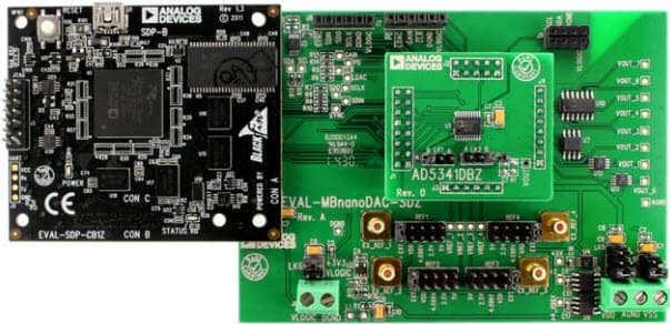 EVAL-AD5341DBZ, Evaluation Board for Evaluating the AD5341, 12-Bit, Single-Channel, Voltage Output, Digital-to-Analog Converter (DAC)