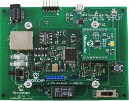 DM160230, PIC18 PoE Development Kit for IoT Applications