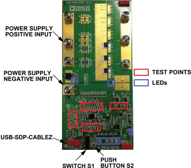 EVAL-ADM1278EBZ, Evaluation Board for Evaluating the ADM1278 Hot-Swap Controller and Power Monitoring