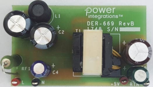 DER-669 - 5W, 85-265 VAC, Constant Voltage (CV) Adapter Reference Design Using LinkSwitch-CV