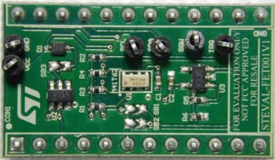 STEVAL-FET001V1, M41T62LC6F Adapter Board for a Standard DIL 24 Socket