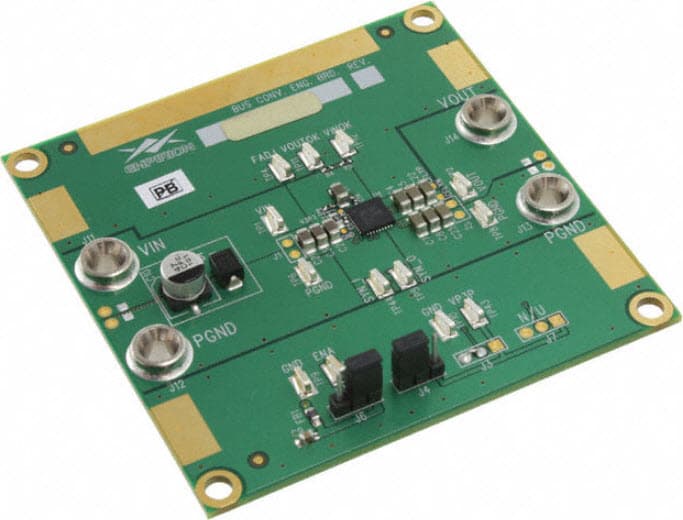 EVB-EC2630QI, Evaluation Board for EC2630QI 4.5A, 27W, 12V DC-DC Intermediate Voltage Bus Converter