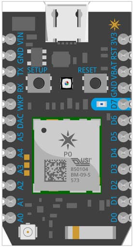 PHNTRAYNOH, Photon Wi-Fi Development Kit, P-Zero Module, IoT, based on Wi-Fi + STM32 ARM Cortex M3 MCU